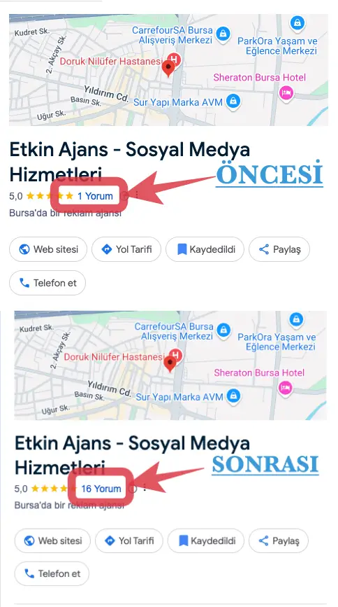 Google Yorum Hilesi